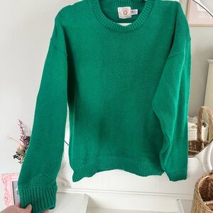 Vintage green cotton sweater